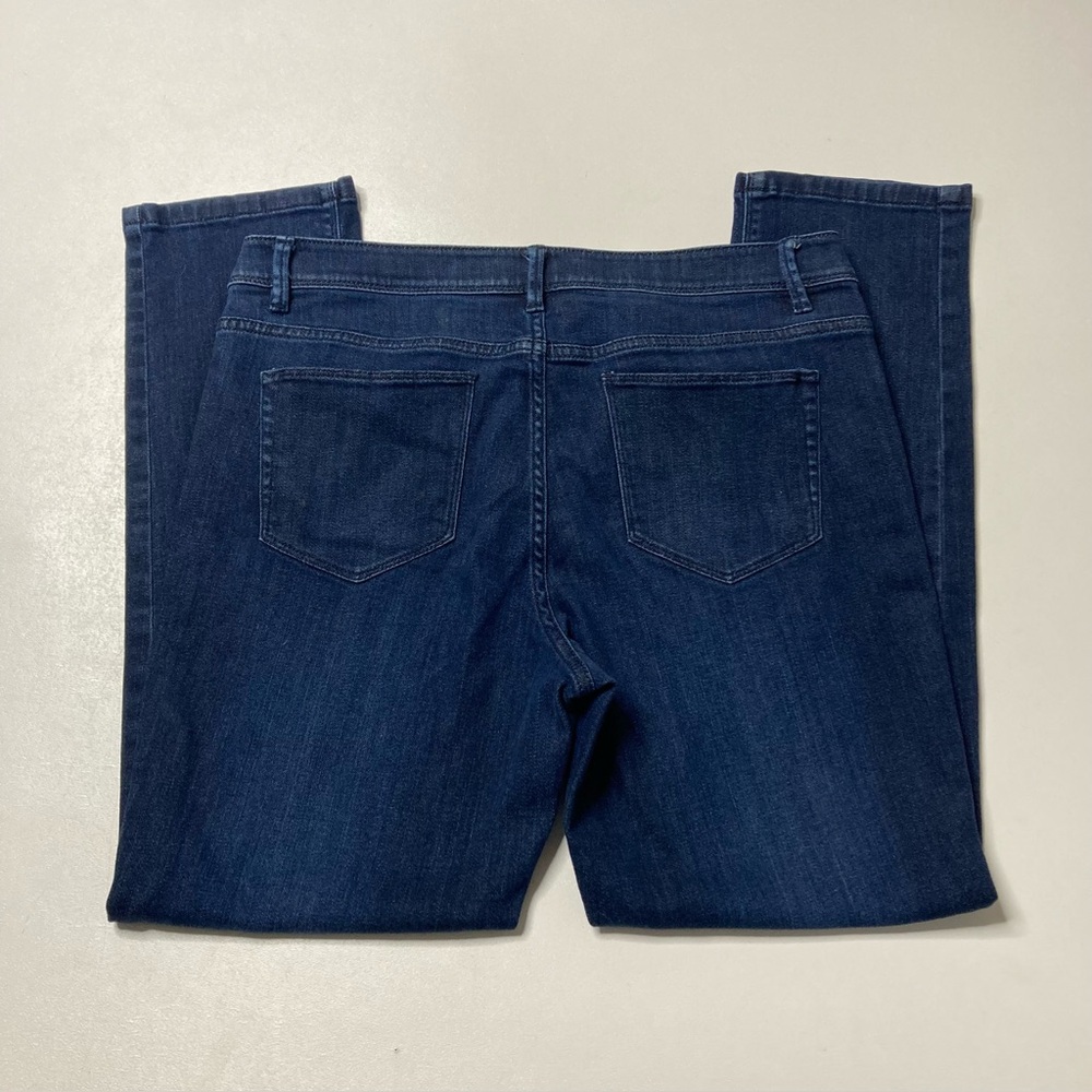 J. Jill Authentic Fit Slim Leg Jeans Womens Size 12 Dark Wash